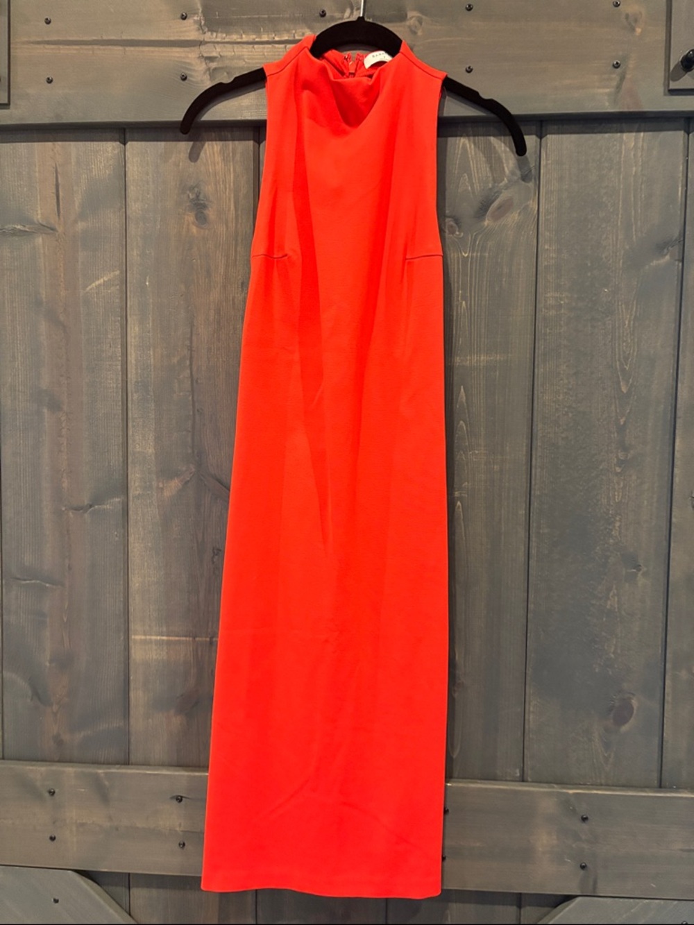 Babaton Vibrant Coral Maxi Dress
